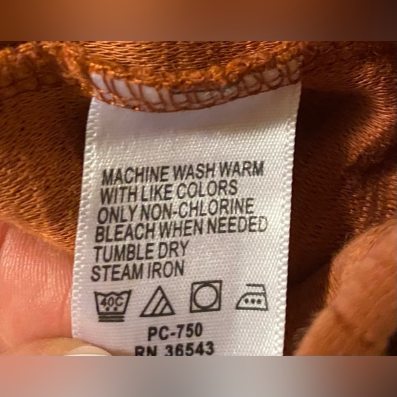 Van Heusen XXL burnt orange polo shirt - Picture 3 of 4